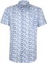 State of Art Shortsleeve Overhemd Blauw Stippen - Thumbnail 1