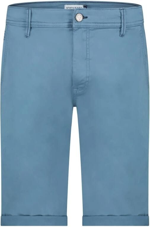 State of Art Blauwe Chino Shorts Blue Heren