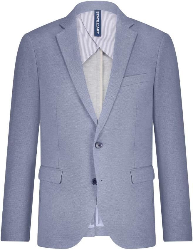 State of Art Effen Half Li Blazer Blue Heren
