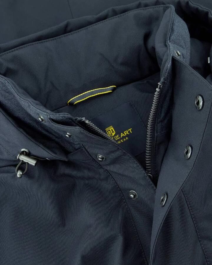 State of Art Donkerblauwe Hoodie met Rits Blue Heren - Foto 3