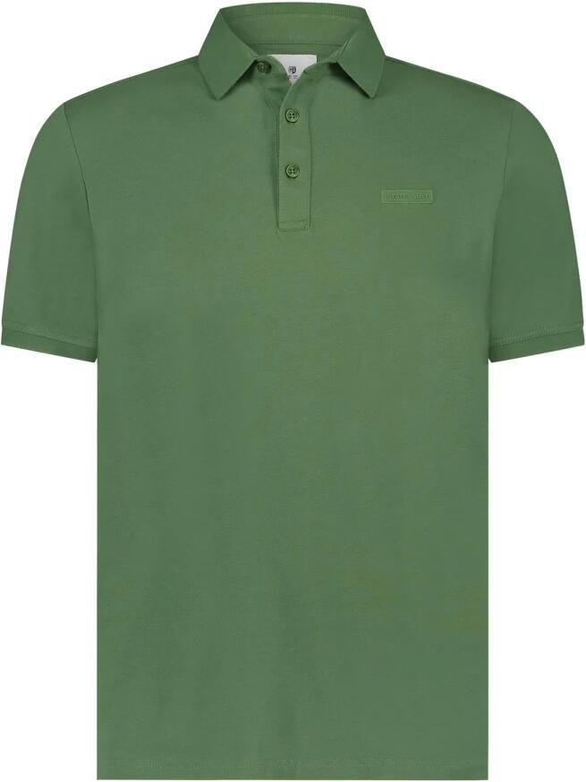 State of Art regular fit polo met logo 3600 bladgroenuni