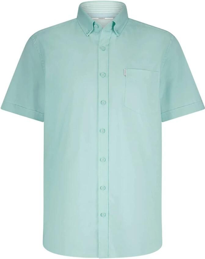 State of Art Korte Mouw Oxford Overhemd Blue Heren