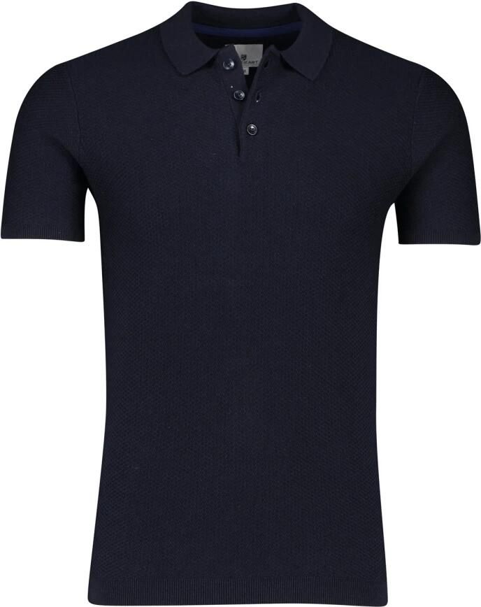 State of Art Polo Shirt Korte Mouw Donkerblauw Blue Heren