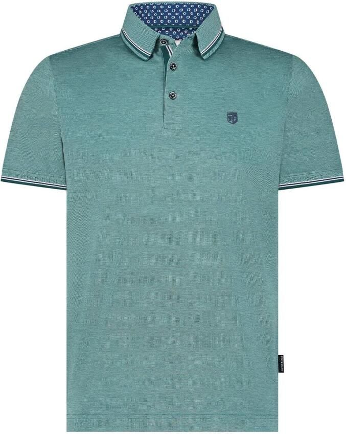 State of Art Polo Shirt Piqu? SS P Blue Heren