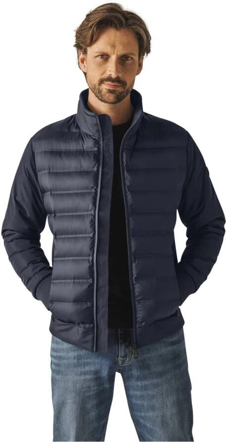 State of Art Winterjas Navy Blauw Stijlvol Blue Heren - Foto 5