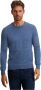 State of Art fijngebreide trui van biologisch katoen grijsblauw - Thumbnail 2