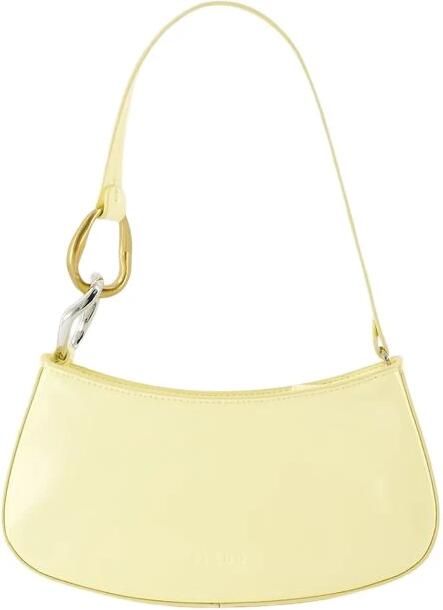 Staud Beige Leren Schoudertas met Top Handvat Beige Dames