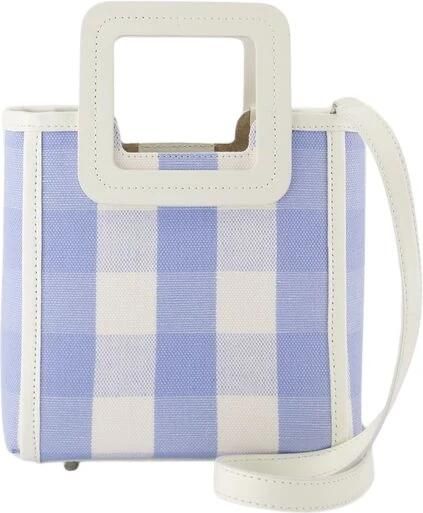 Staud Hobo bags Mini Shirley Bag Leather Blue in blauw