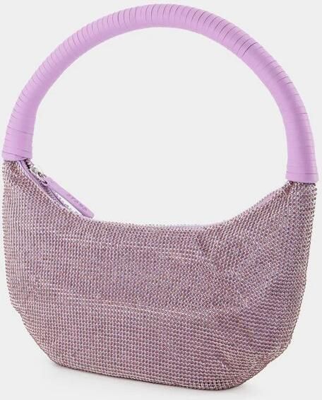 Staud Hobo bags Pepper Crystal Hobo Bag Lilac Strass in paars - Foto 4