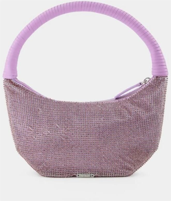 Staud Hobo bags Pepper Crystal Hobo Bag Lilac Strass in paars - Foto 3