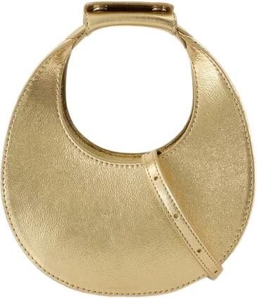 Staud Metallic Gouden Leren Schoudertas Yellow Dames - Foto 3