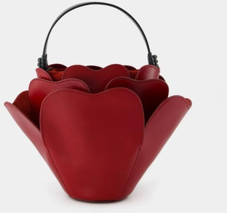 Staud Rode Leren Juliet Tas Top Handvat Red Dames - Foto 3