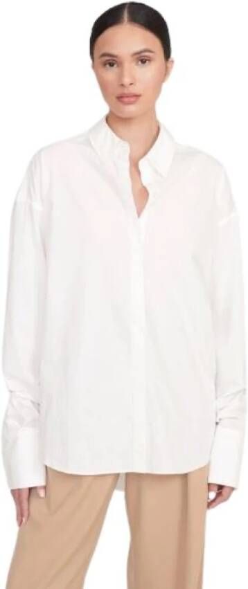 Staud Witte Colton Shirt White Dames