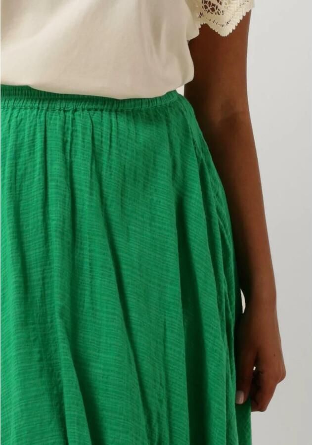 Stella Forest Mousseline midi-rok Ophelia groen