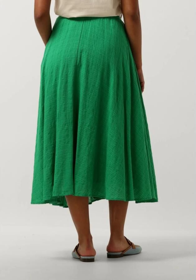 Stella Forest Mousseline midi-rok Ophelia groen - Foto 2