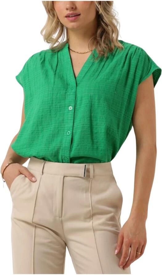 Stella Forest Mousseline mix blouse Ophelia groen - Foto 3