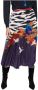 Stella Jean Wijde Fluweel Landschap Print Rok Multicolor Dames - Thumbnail 3