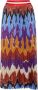 Stella Jean Geplooide midi-rok met abstracte print Multicolor Dames - Thumbnail 1