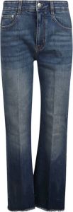 Stella Mccartney 90s Crop Flare Jeans Blauw Dames