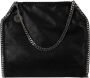 Stella McCartney black Falabella small faux leather shoulder bag Zwart - Thumbnail 8