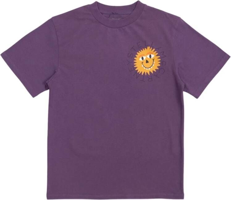 Stella Mccartney Bedrukt T-shirt Purple Heren