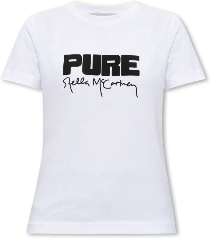 Stella Mccartney Bedrukt T-shirt Wit Dames