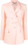 Stella Mccartney Dubbelrijige perzikroze blazer Orange Dames - Thumbnail 1