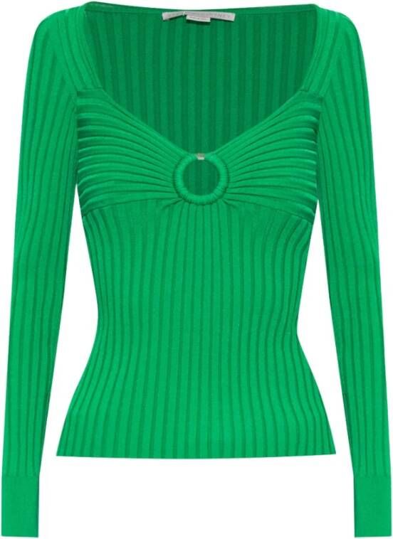 Stella Mccartney Blouse overhemd Groen Dames