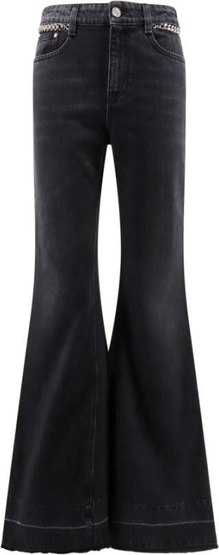 Stella Mccartney Jeans met uitlopende pijpen Black Dames
