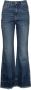 Stella Mccartney Blauwe Cropped Flared High-Waisted Jeans Blauw Dames - Thumbnail 4
