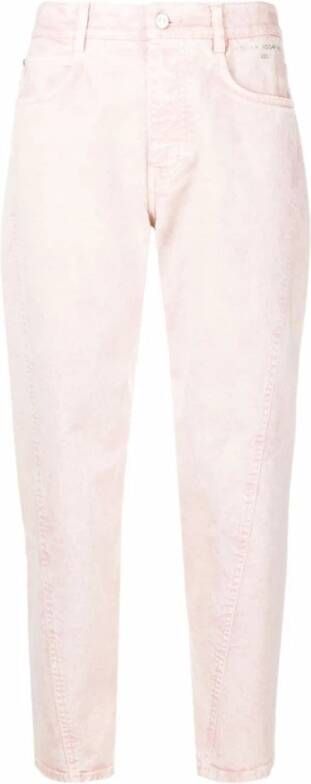 Stella Mccartney Roze katoenen jeans Ss22 Pink Dames