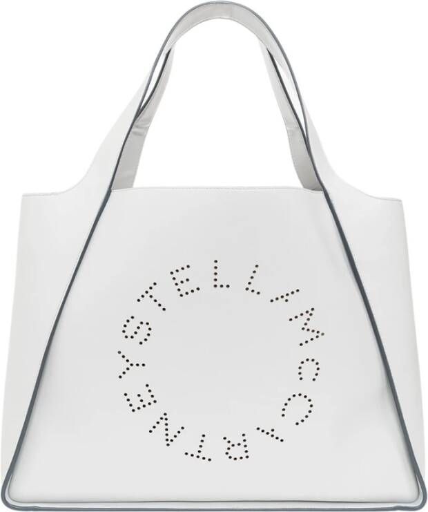 Stella Mccartney Totes Logo Tote Bag Leather in blauw