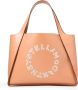 Stella Mccartney Totes Logo Tote Bag Leather in beige - Thumbnail 2