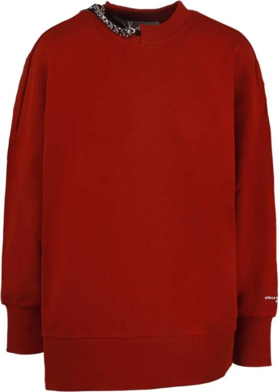 Stella Mccartney Falabella ketting details sweatshirt Rood Dames