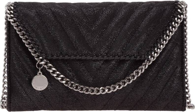 Stella Mccartney Falabella mini crossbody tas Zwart Dames