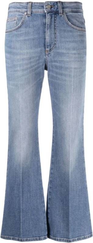 Stella Mccartney Flared Jeans met Hoge Taille Blue Dames