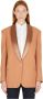 Stella Mccartney Wollen Shawl Revers Blazer Orange Dames - Thumbnail 1
