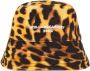 Stella Mccartney Leopard Print Bucket Hat Brown Dames - Thumbnail 1