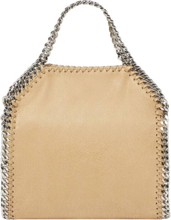 Stella Mccartney Fulvo-gekleurde Falabella Micro Tote Tas Beige Dames