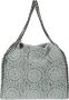 Stella Mccartney Katoenen Gehaakte Kleine Tote Handtas Gray Dames - Thumbnail 1