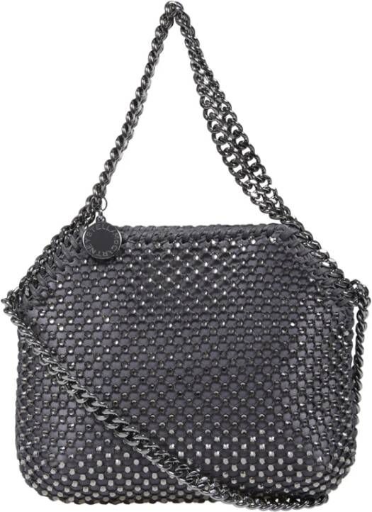 Stella Mccartney Grijze Falabella kristallen schoudertas Grijs Dames
