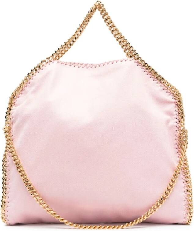 Stella Mccartney Roze Falabella Foldover Tote Bag Pink Dames