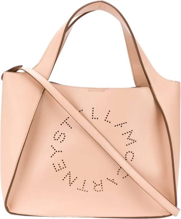 Stella Mccartney Crossbody bags Logo Crossbody Bag Eco Soft in poeder roze