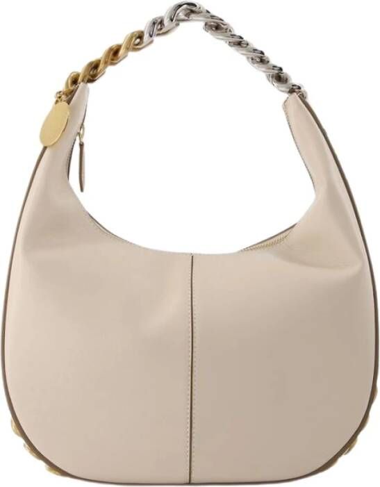 Stella Mccartney Hobo bags Small Frayme Zipit Shoulder Bag in crème
