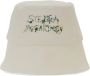 Stella Mccartney Logo Bucket Hat met Contraststiksels White Dames - Thumbnail 1
