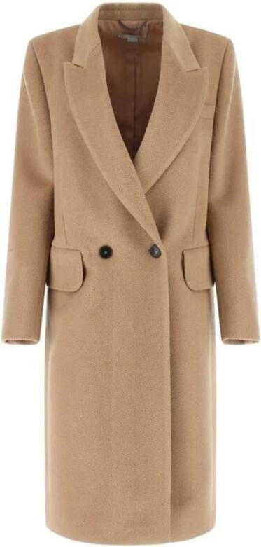 Stella Mccartney Jas met dubbele rij knopen Beige Dames