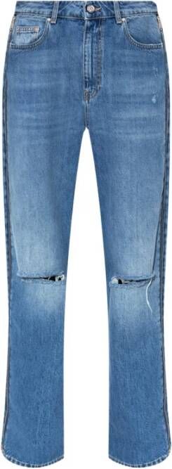 Stella Mccartney Jeans met ritssluitingdetails Blauw Dames