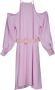 Stella Mccartney Off-Shoulder Jurk met Afneembare Riem Pink Dames - Thumbnail 3