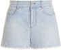 Stella Mccartney Denim Laserblauwe Shorts Blue Dames - Thumbnail 1