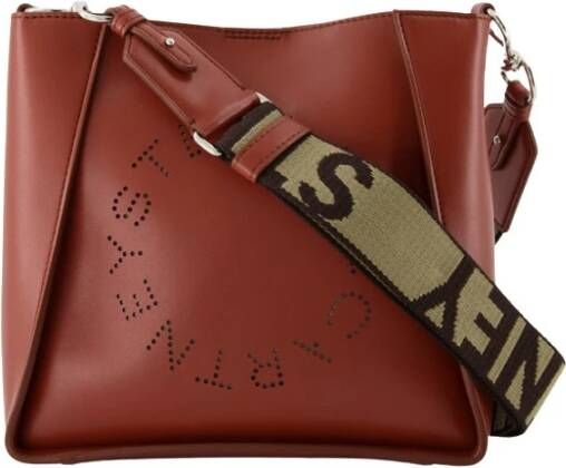 Stella Mccartney Crossbody bags Logo Shoulder Bag in bruin